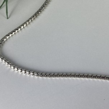 925 Sterling Silver Chain Italy Milor 23.6 in