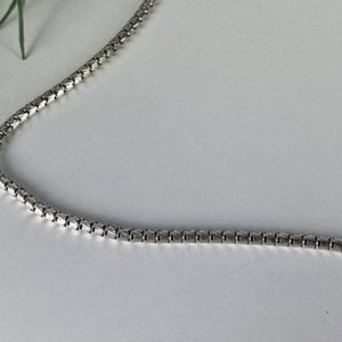 925 Sterling Silver Chain Italy Milor 23.6 in