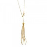 925 Sterling Silver Gold Plated Necklace - Chain  Italy