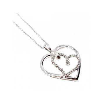 925 Sterling Silver White Sapphire 