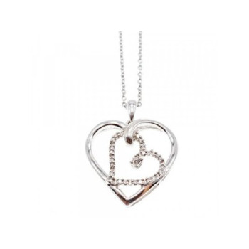 925 Sterling Silver White Sapphire 