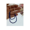 925 Sterling Silver Blue Agate Necklace