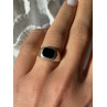925 Sterling Silver Onyx Ring Size 7