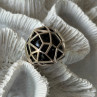 ARD Modernist 925 Sterling Silver Geometric Black Onyx Ring Size 8