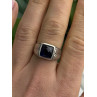 Vintage 925 Sterling Silver Sapphire Ring Size 7.5