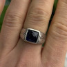 Vintage 925 Sterling Silver Sapphire Ring Size 7.5
