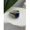 Vintage 925 Sterling Silver Sapphire Ring Size 7.5