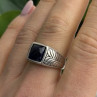 Vintage 925 Sterling Silver Sapphire Ring Size 7.5