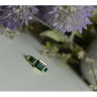 10K Yellow Gold Emerald & Diamonds Ring Size 5.5