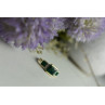 10K YELLOW GOLD EMERALD & DIAMONDS RING SIZE 5.5