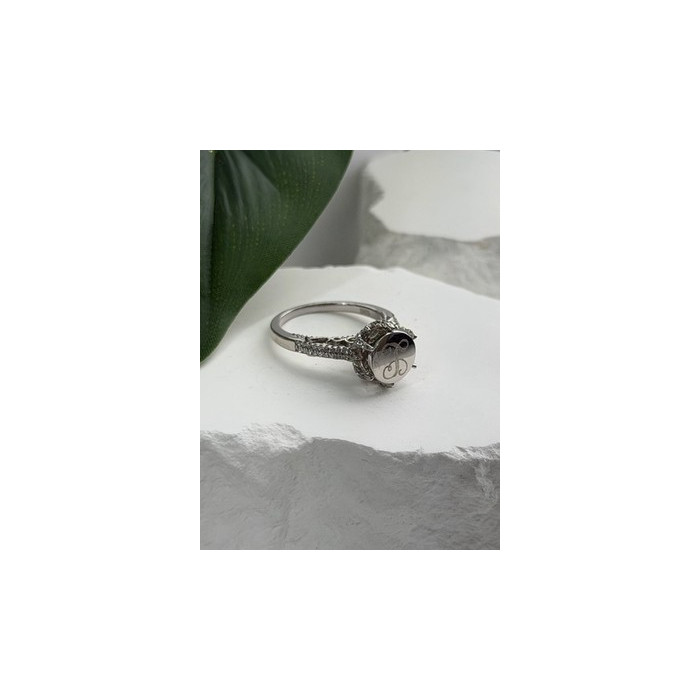 AshleyMaria Monogram 925 Sterling Silver Ring Size 8