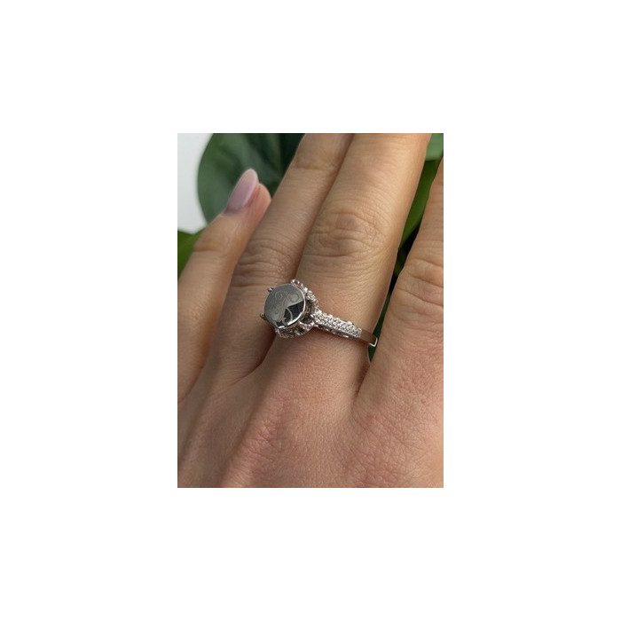 AshleyMaria Monogram 925 Sterling Silver Ring Size 8