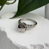 AshleyMaria Monogram 925 Sterling Silver Ring Size 8
