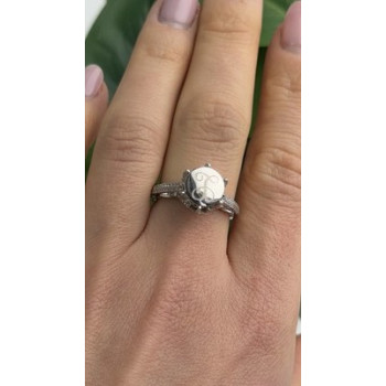 AshleyMaria Monogram 925 Sterling Silver Ring Size 8