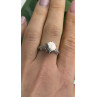 AshleyMaria Monogram 925 Sterling Silver Ring Size 8