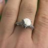 AshleyMaria Monogram 925 Sterling Silver Ring Size 8