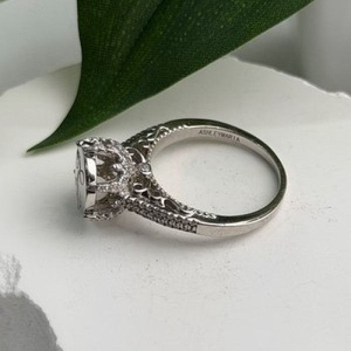 AshleyMaria Monogram 925 Sterling Silver Ring Size 8