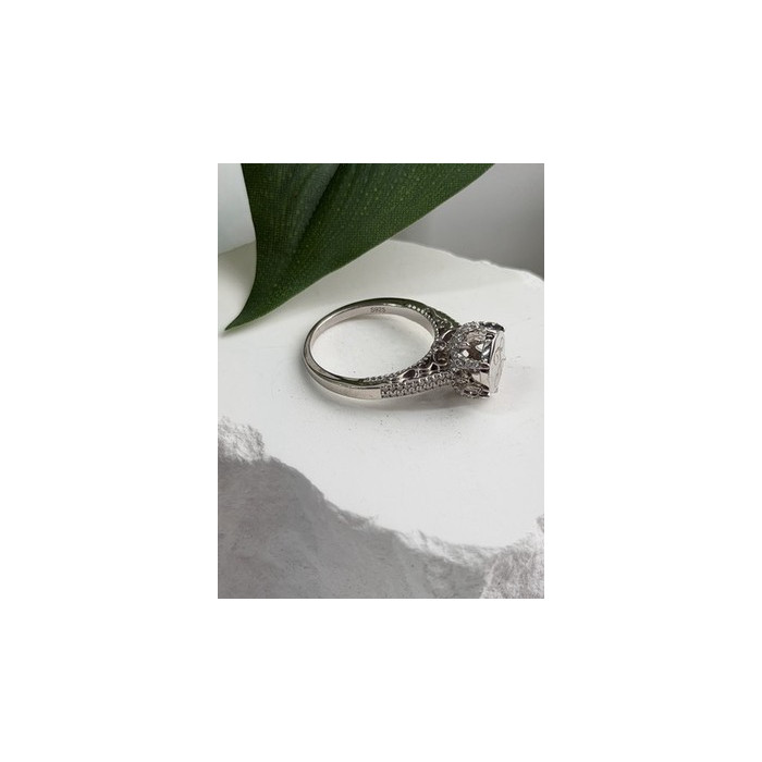 AshleyMaria Monogram 925 Sterling Silver Ring Size 8