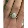 Joy 925 Sterling Silver Jade & Peridot Ring Size 10