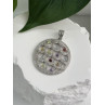 Beautiful 925 Sterling Silver Multi Color Spinel Pendant