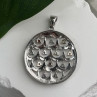 Beautiful 925 Sterling Silver Multi Color Spinel Pendant
