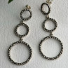 Creative 925 Sterling Silver Marcasite Earrings