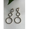 Creative 925 Sterling Silver Marcasite Earrings
