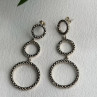 Creative 925 Sterling Silver Marcasite Earrings