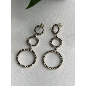 Creative 925 Sterling Silver Marcasite Earrings