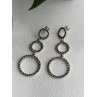 Creative 925 Sterling Silver Marcasite Earrings