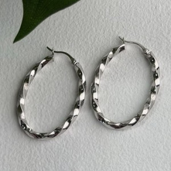 Lovely Design 925 Sterling Silver Earrings