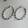 Lovely Design 925 Sterling Silver Earrings