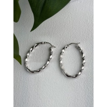 Lovely Design 925 Sterling Silver Earrings