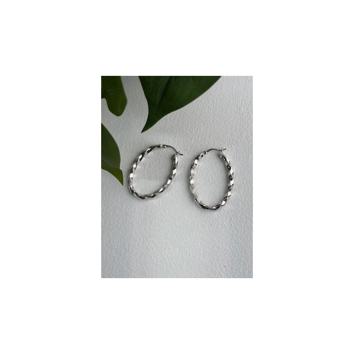 Lovely Design 925 Sterling Silver Earrings