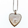 925 Sterling Silver Black Jade and Mother of Pearl 