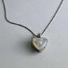 925 Sterling Silver Black Jade and Mother of Pearl 