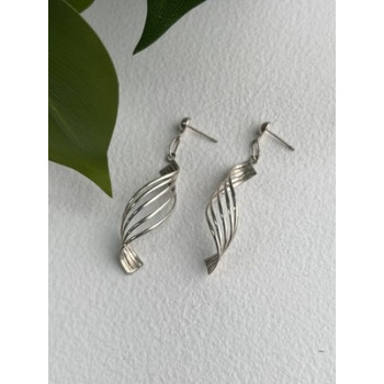 Elegant Vintage 925 Sterling Silver Earrings