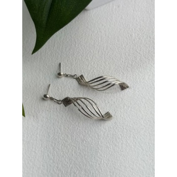 Elegant Vintage 925 Sterling Silver Earrings