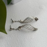 Elegant Vintage 925 Sterling Silver Earrings