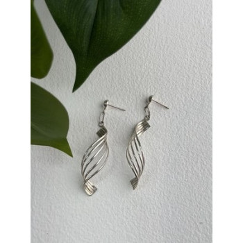Elegant Vintage 925 Sterling Silver Earrings
