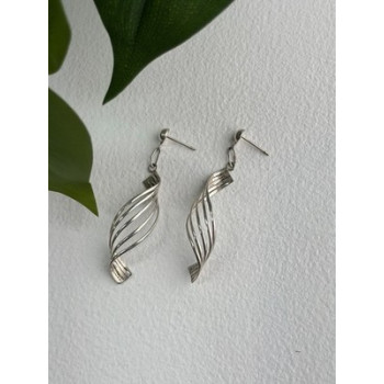 Elegant Vintage 925 Sterling Silver Earrings