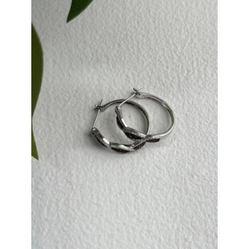 Yin-Yang 925 Sterling Silver Black Onyx Tiny Stones Earrings