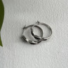 Yin-Yang 925 Sterling Silver Black Onyx Tiny Stones Earrings