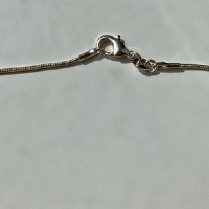 Vintage 925 Sterling Silver Haliotis Chain with Pendant