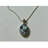 Vintage 925 Sterling Silver Haliotis Chain with Pendant