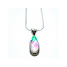 925 Sterling Silver Jewelry Glass Chain with Pendant