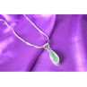 925 Sterling Silver Jewelry Glass Chain with Pendant