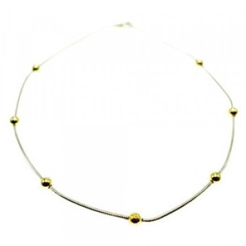 925 Sterling Silver Classic Necklace Italy Milor