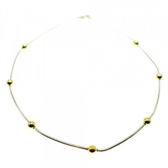 925 Sterling Silver Classic Necklace Italy Milor