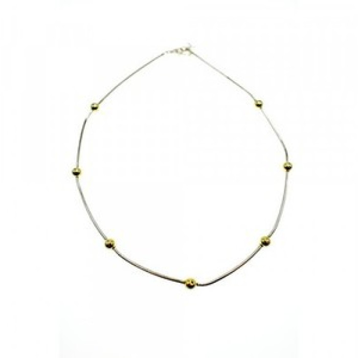 925 Sterling Silver Classic Necklace Italy Milor